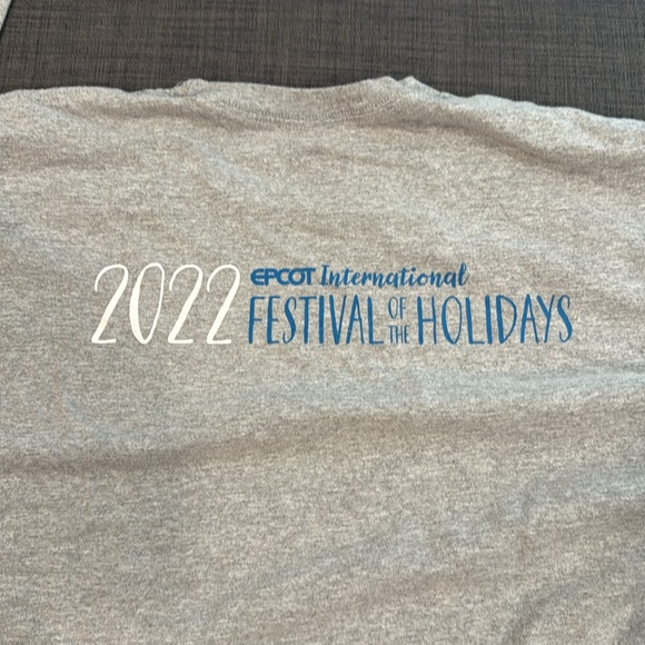Walt Disney World 2022 Epcot Festival of the Holidays Long Sleeve Tee - Picture 4 of 4